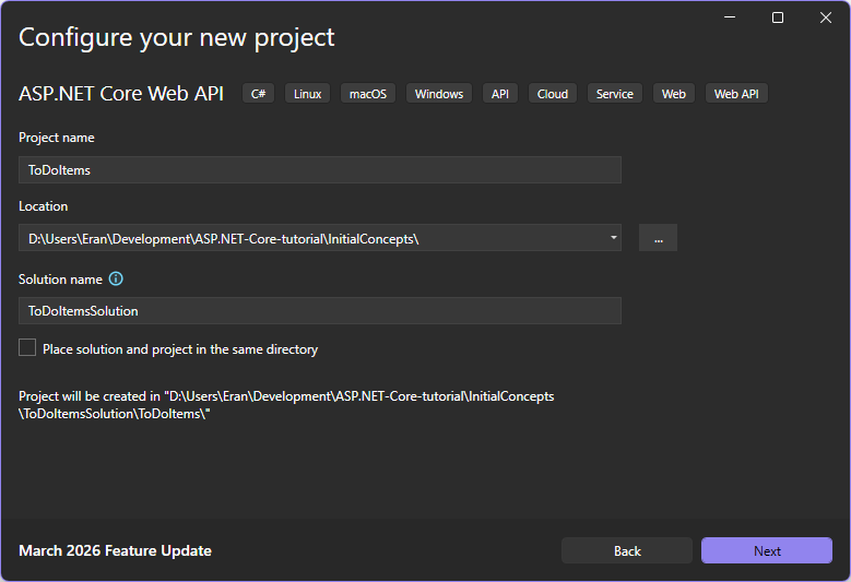 Project Configuration